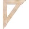 Ekena Millwork Traditional Traditional Smooth Bracket w/ Offset Brace, Douglas Fir, 7 1/2"W x 32"D x 40"H BKT0806X32X40TRA01SDF - alternate 4